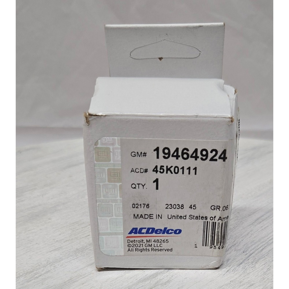 ACDelco GM 19464924 45K0111 Front Upper Control Arm Bushing New‎